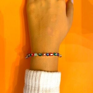 Kayden Bracelet Color: Dark Multi Size: 7.15”